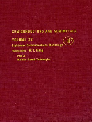 cover image of Semiconductors and Semimetals
